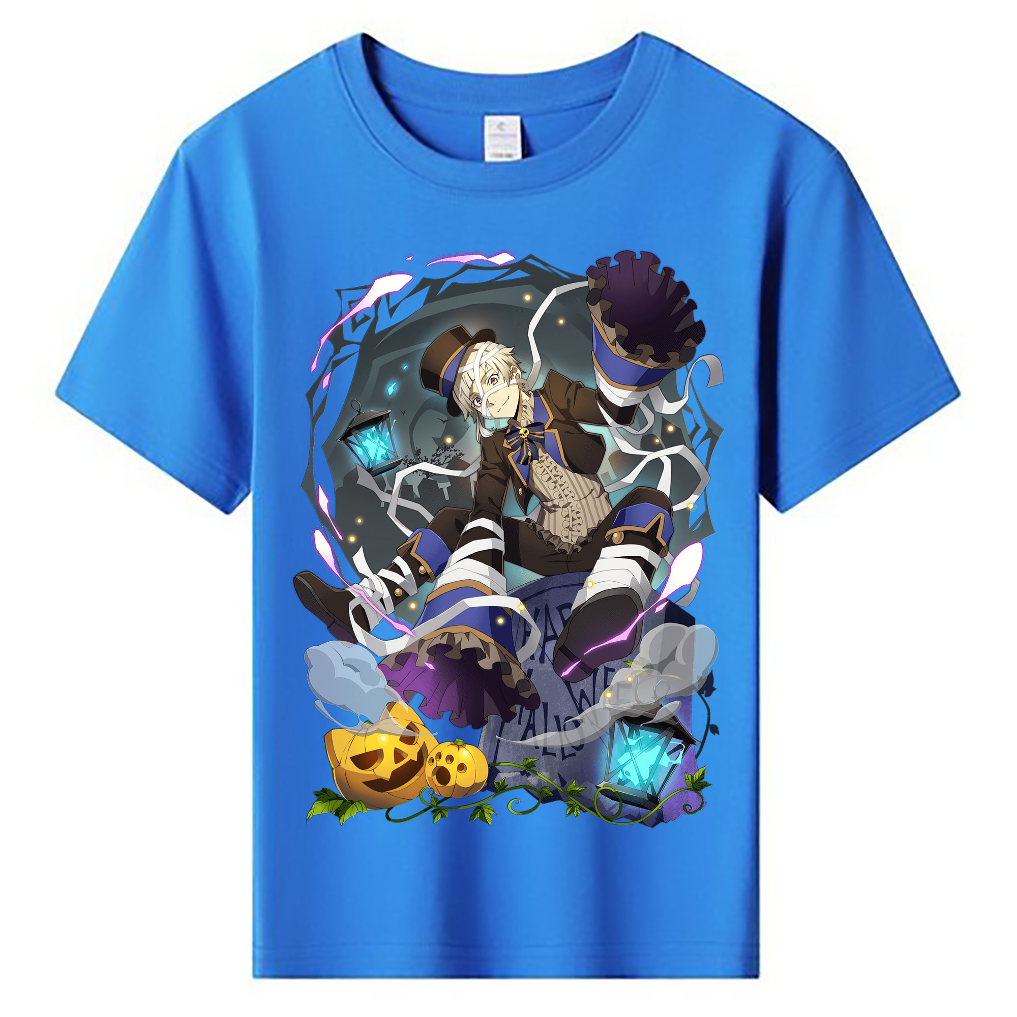 （画像用） 文豪ストレイドッグス Bungo Stray Dogs 綿100％キッズTシャツ（フロントプリント）